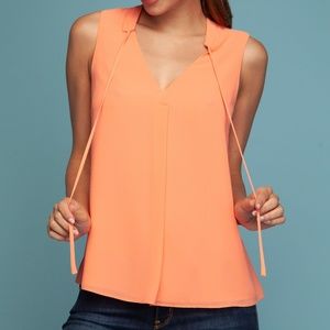 SLEEVELESS NECK TIE TOP  [ST111132]